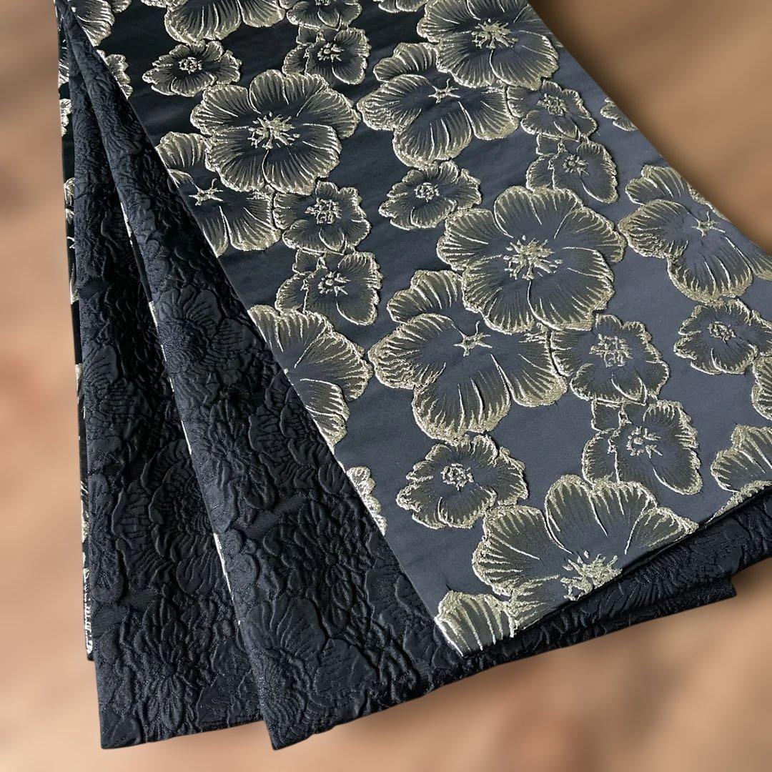 仕立済 全通柄 リバーシブル袋帯 ／C-1