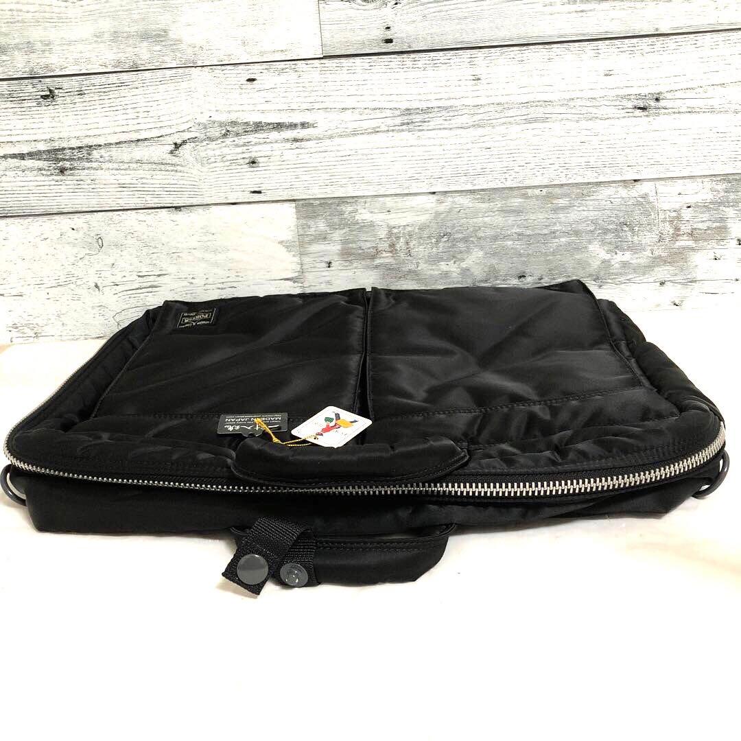 新品未使用✨廃盤 ポータータンカー ビジネスバッグ 3way A4可 大容量 黒