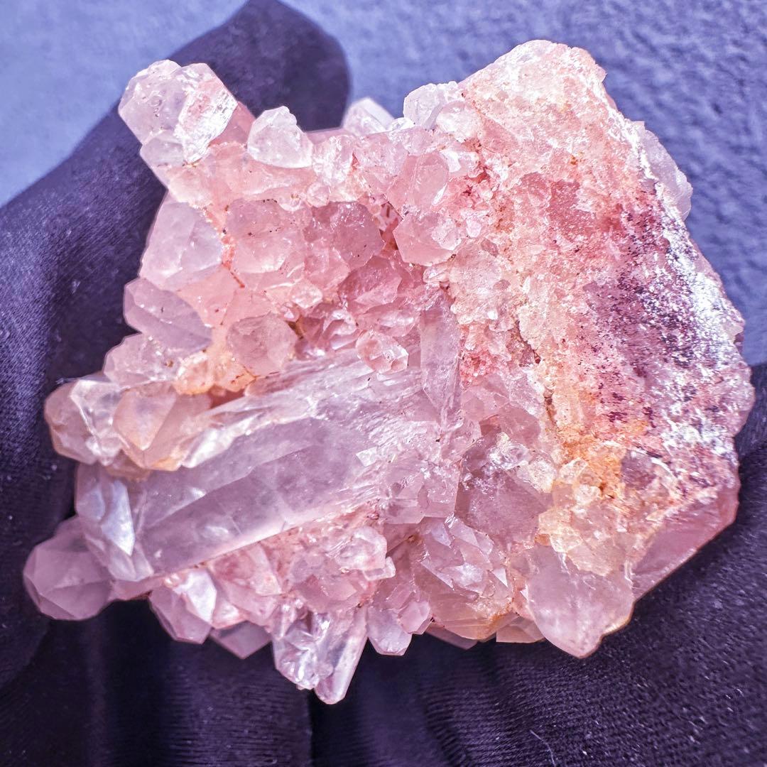 爆レア❗️浄化❗️超綺麗♡超強いパワー ピンク ヒマラヤ クラスター天然石A1458