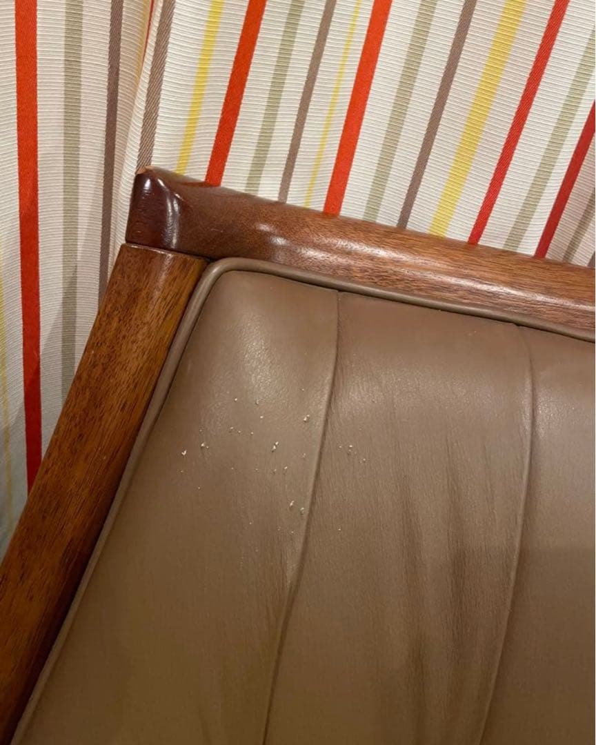 12/29まで　maruni ブラウンレザー アームチェア