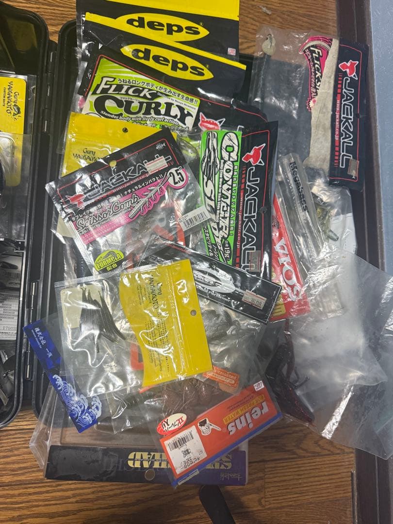 バス釣り引退セット ルアー ワーム ブルーシューター ジョイクロ