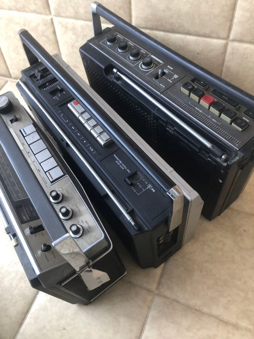 SONY CF-2550 ラジカセなどまとめて3台ジャンク(G25)