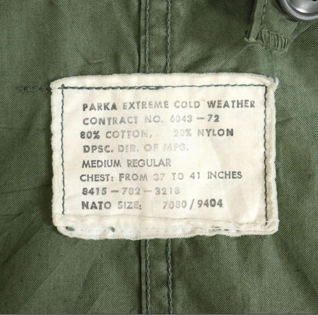 M-65 フィッシュテールパーカー　　　72年製　実物　MEDIUM