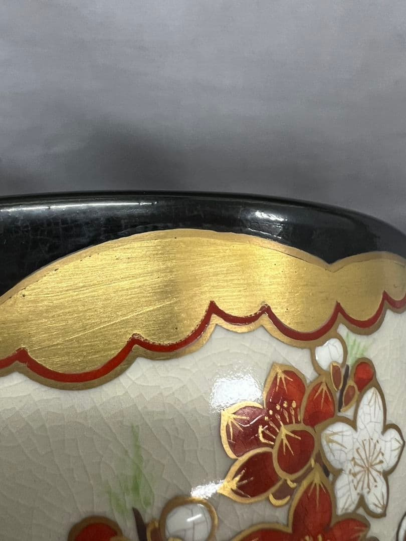 黒仁清写 雛文 茶碗 手塚桐鳳 茶道具