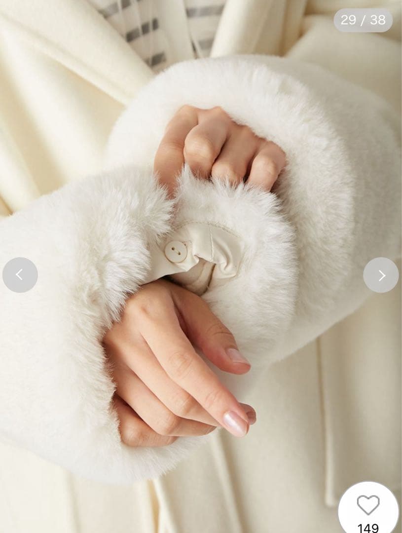 FRAY I.D（フレイ アイディー）♡ファーリバーミドルコート