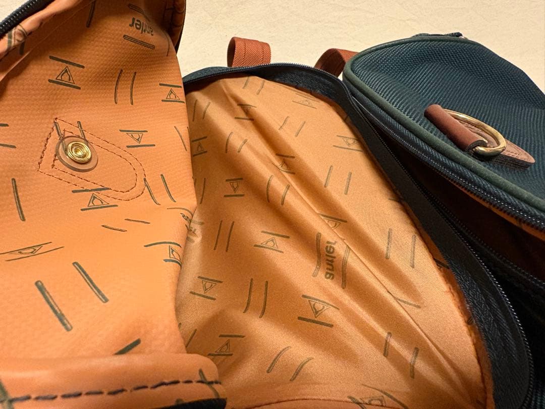 【antler】英国ブランド　アントラー　ボストンバッグ ショルダー　鍵付き