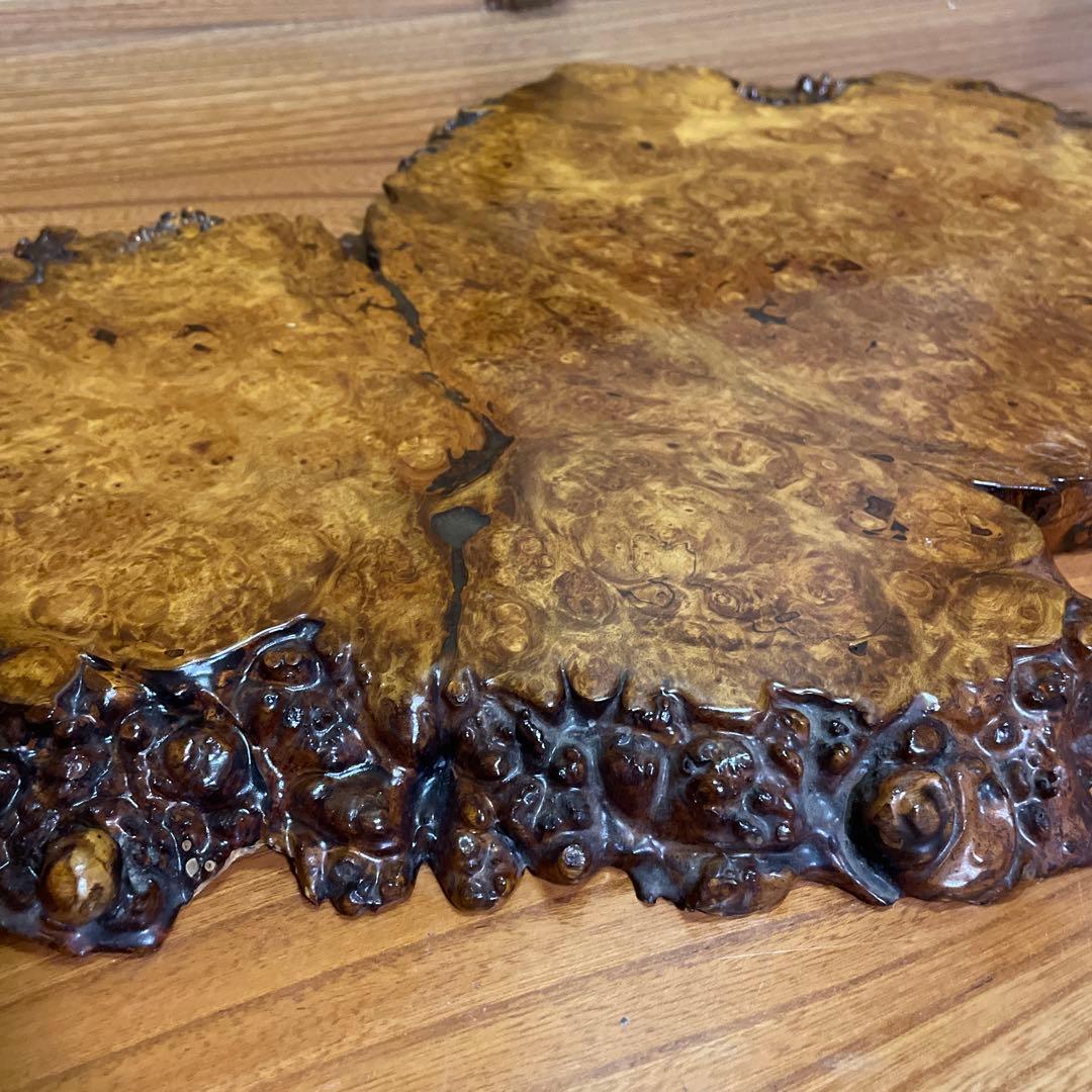 花梨玉杢 葡萄杢 天然木花台 飾り台 盆栽台 時代古木 花梨 玉杢瘤