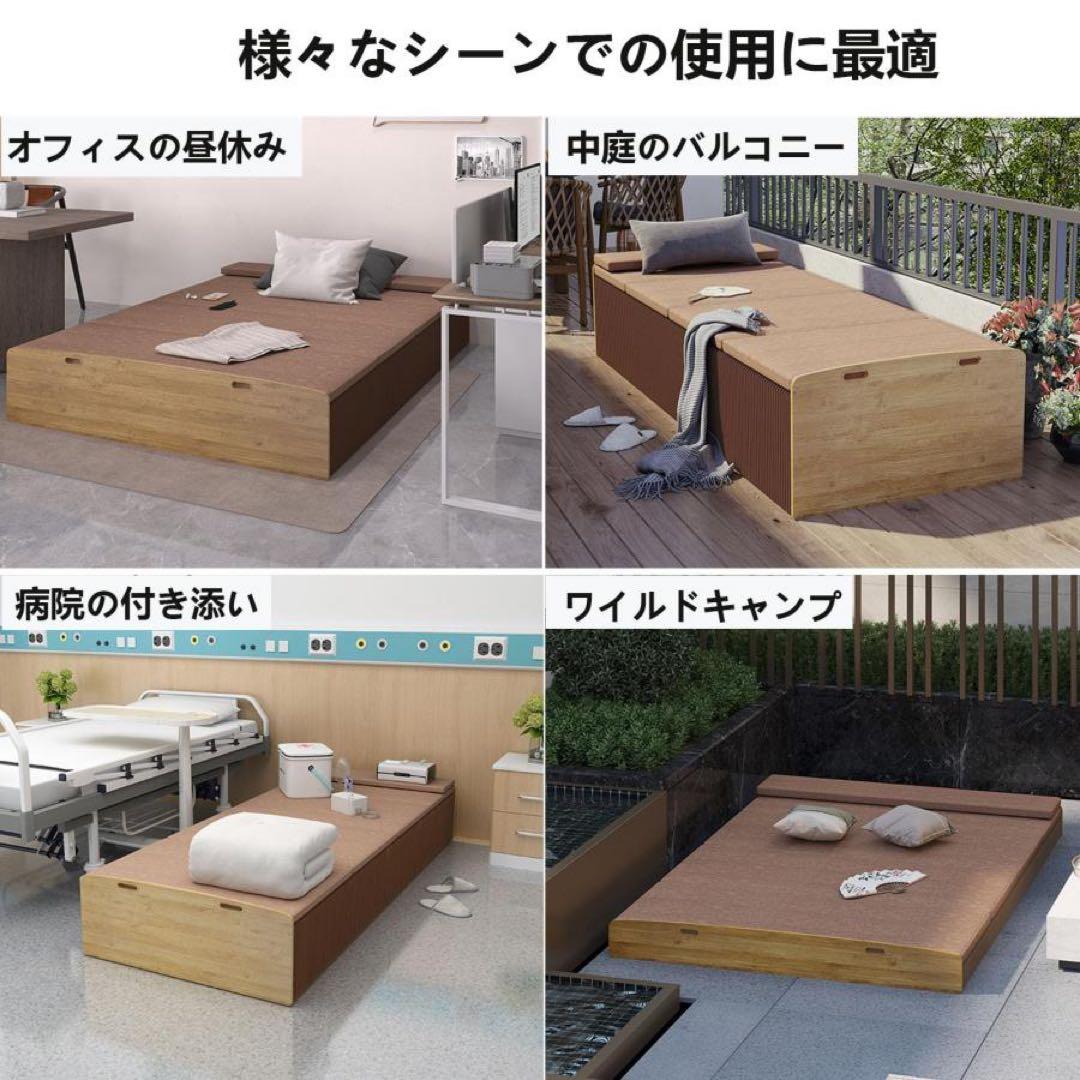 ihpaper アコーディオンクラフトベッド　専用マットレス付き