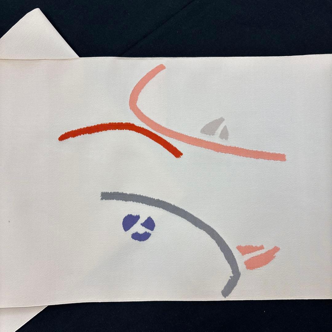 なっちー最高級品☆新品正絹手織本すくい工芸つづれ織八寸なごや帯袷、単衣適品