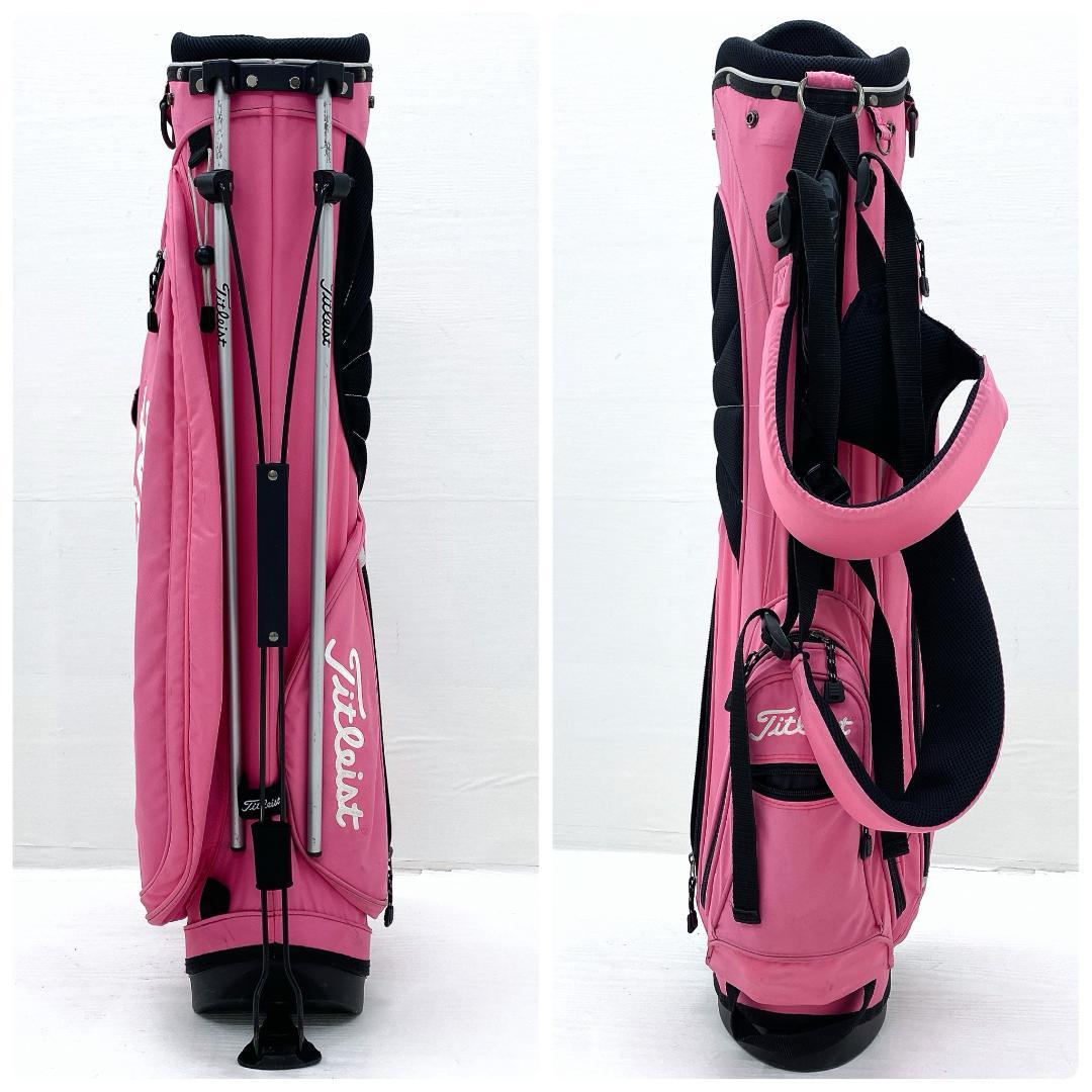 Titleist タイトリスト ピンク キャディバッグ ゴルフバッグ レディース