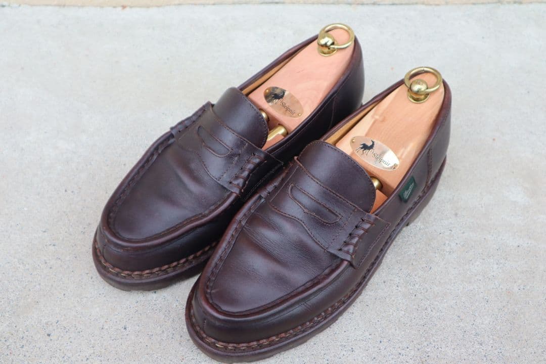 靴 PARABOOT REIMS MARCHE LIS CAFE 7 BRW