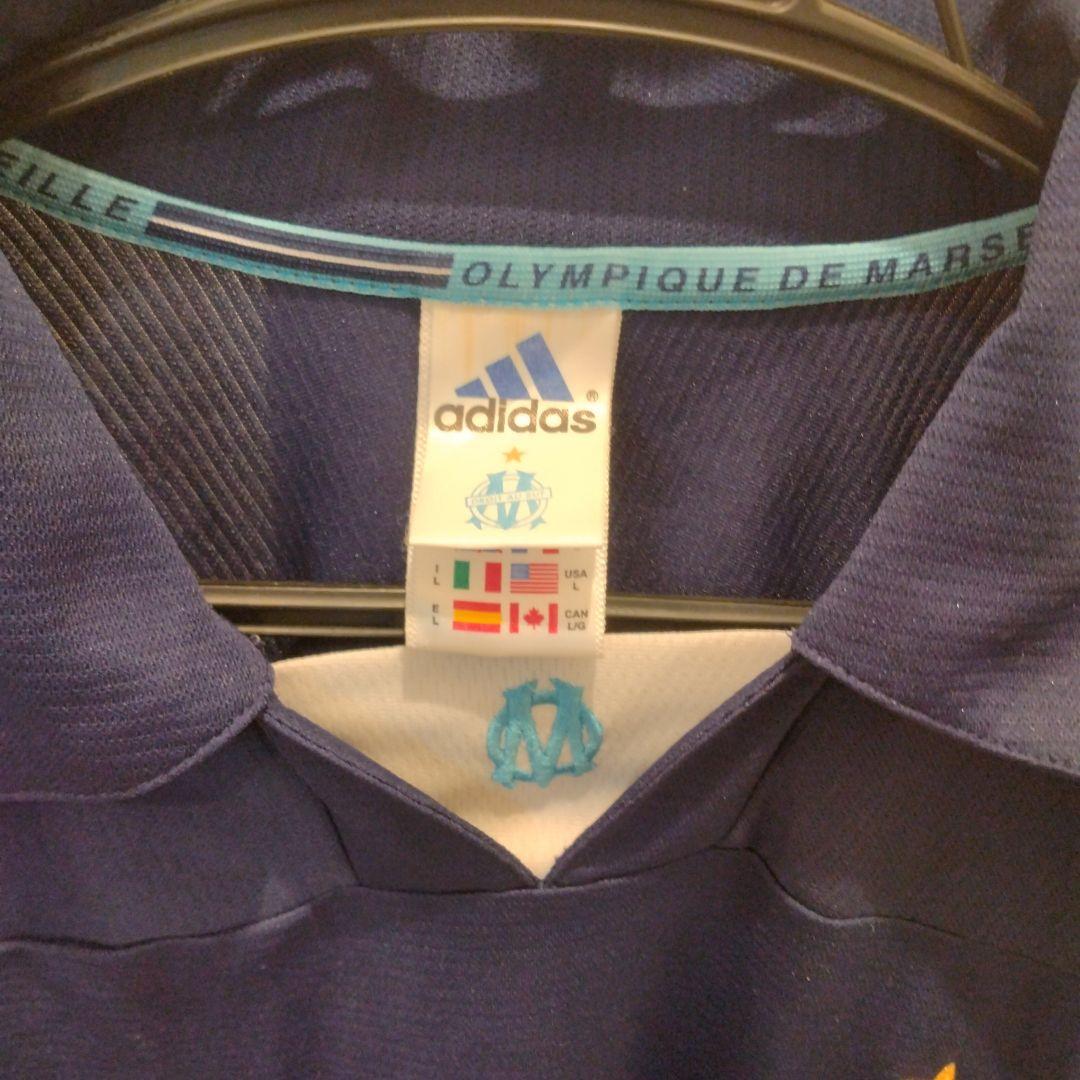 サッカー adidas マルセイユ ユニフォーム アウェイ 美品 XLサイズ