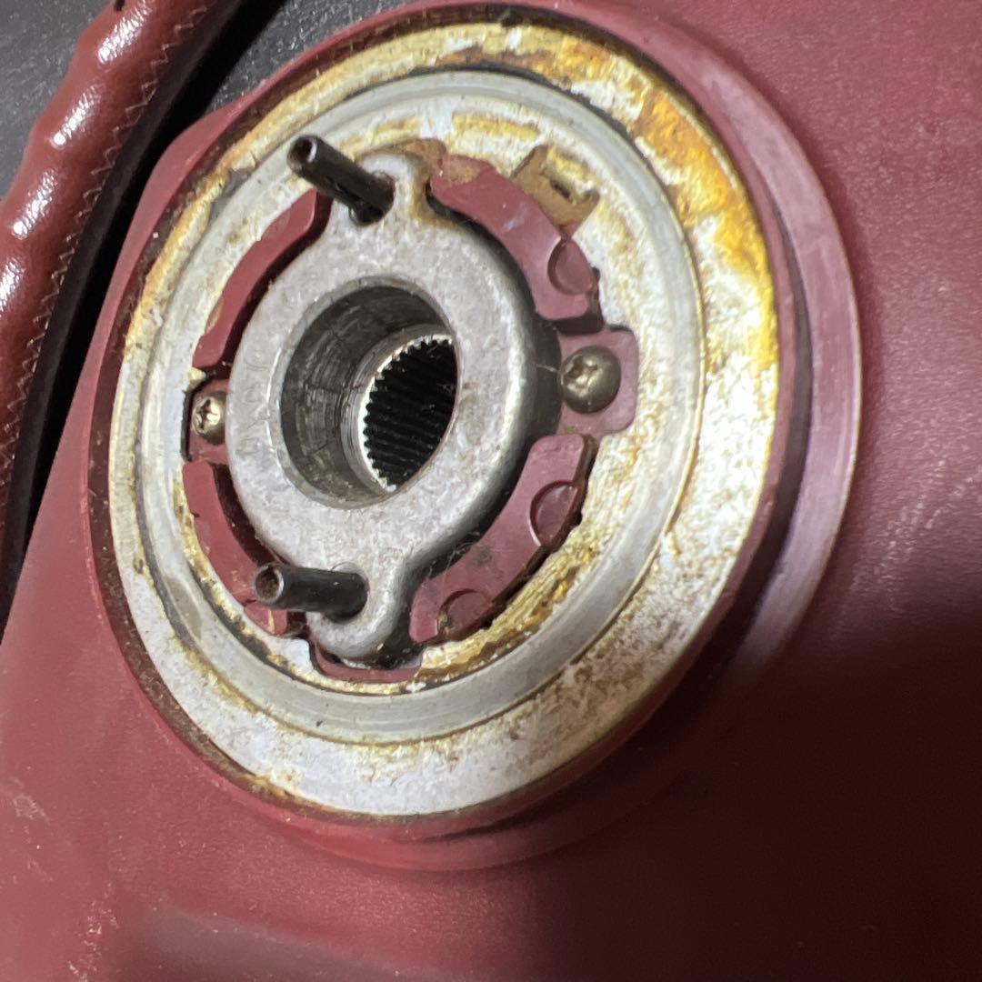 NISSAN日産S130Z フェアレディZ 純正ステアリング　赤　ハンドル当時物