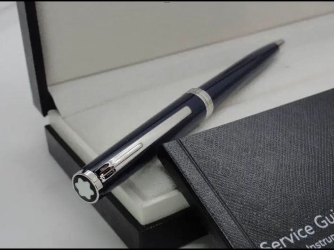 モンブラン　未使用に近い美逸品！PIX★No114809★ダークブルー＆プラチナ