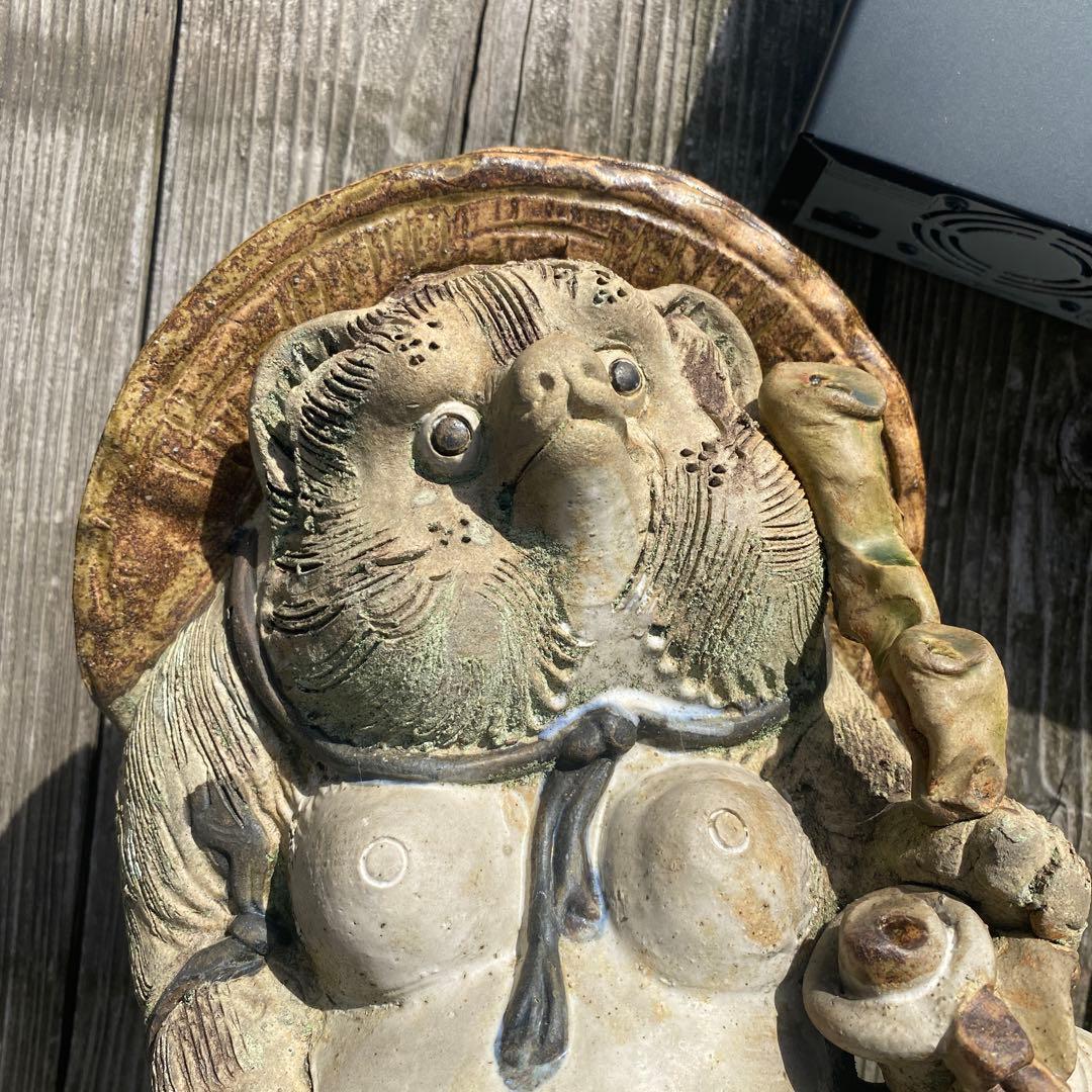 狸の陶器置物 約40cm 信楽焼