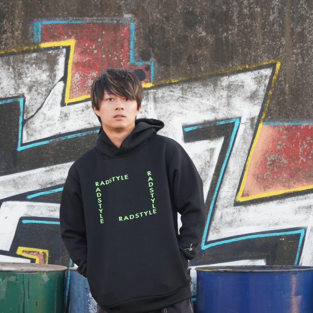 RADSTYLE 9.3oz ダンボールパーカー ブラック　高橋優介