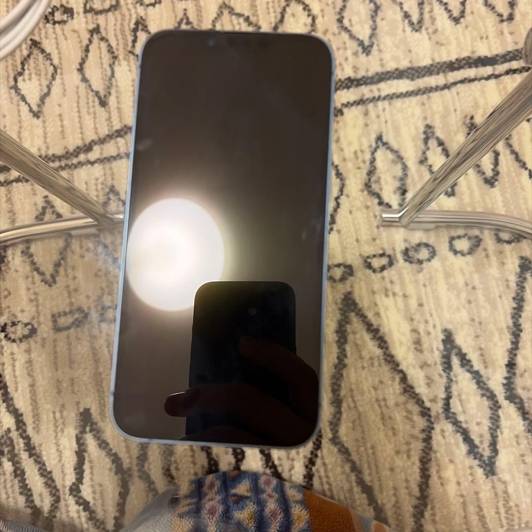 Apple iPhone 14 ブルー 本体 充電器付き