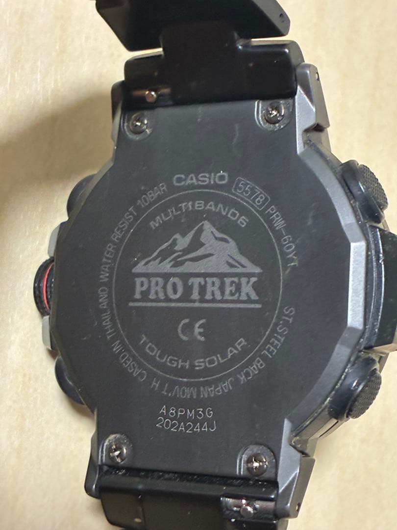 時計 CASIO PRO TREK PRW-60YT