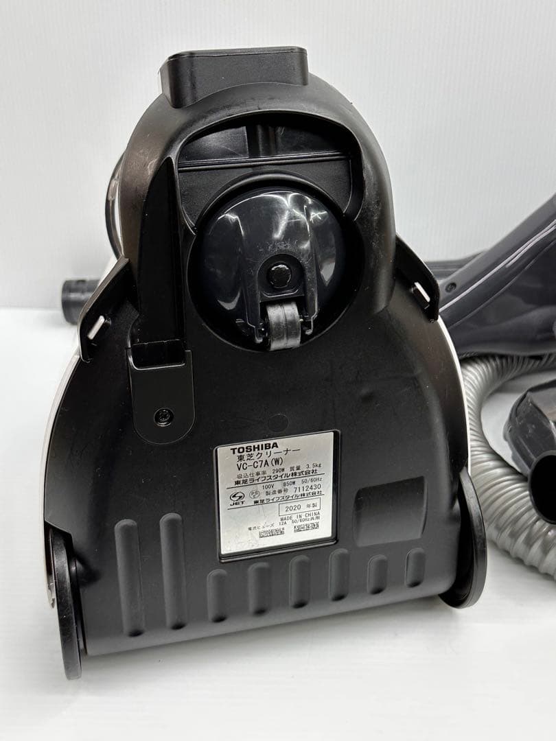 東芝　掃除機　2020年製　白　VC-C7A 本体　フルセット　中古　格安　良品