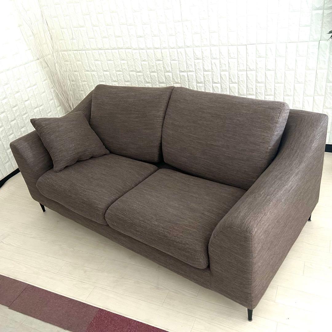 都内23区送料無料❗️ ニトリ　2人掛けワイドソファ　クッション付き✨