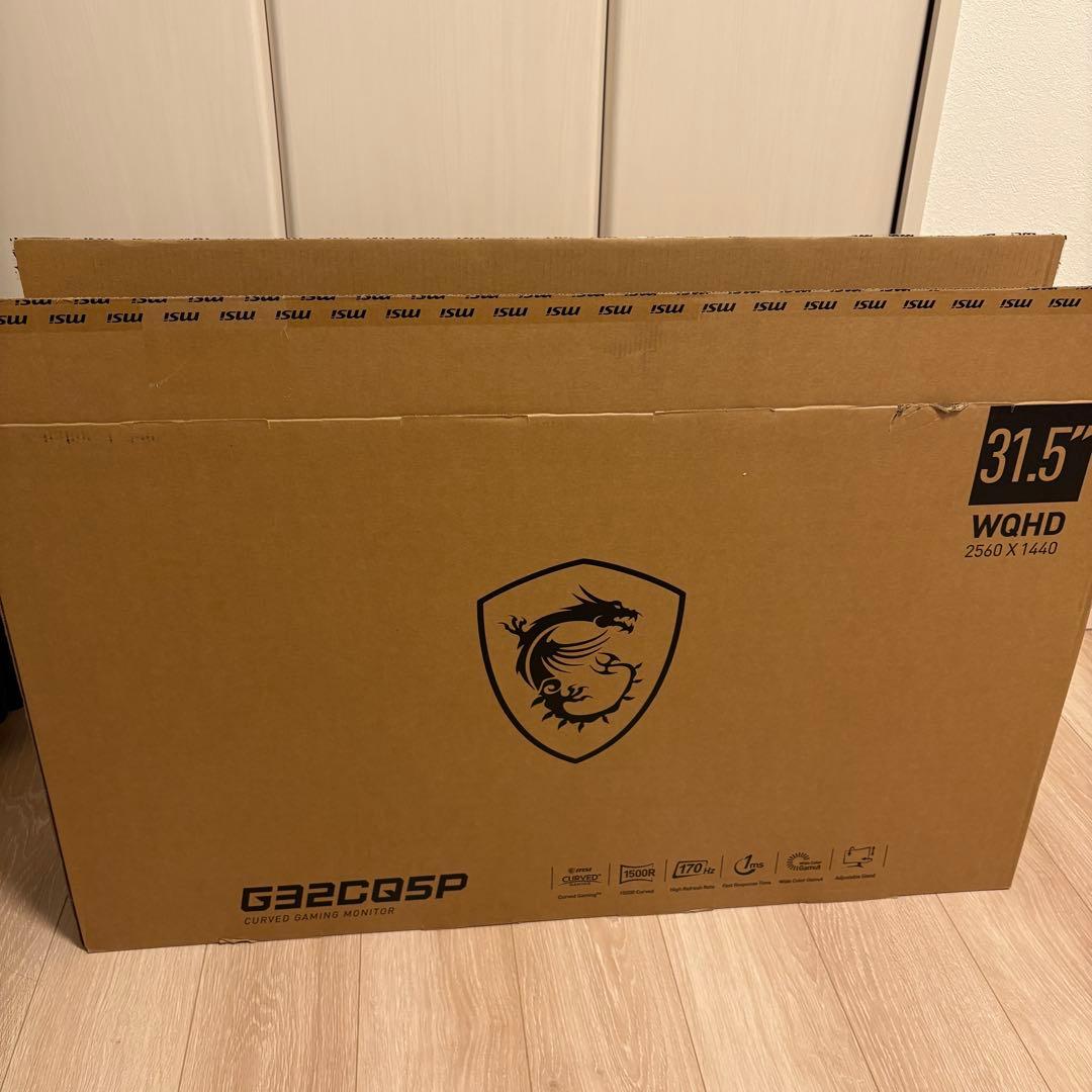 MSI 湾曲ゲーミングモニター G32CQ5P 31.5インチ/WQHD