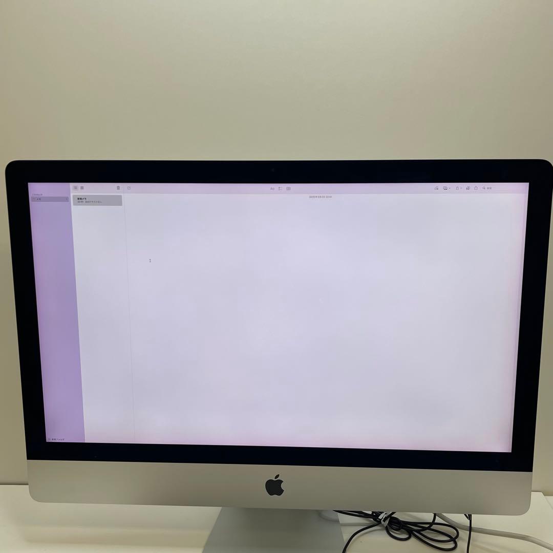 IMAC 2019 Retina 5K 27インチ i5 32GB SSD1TB