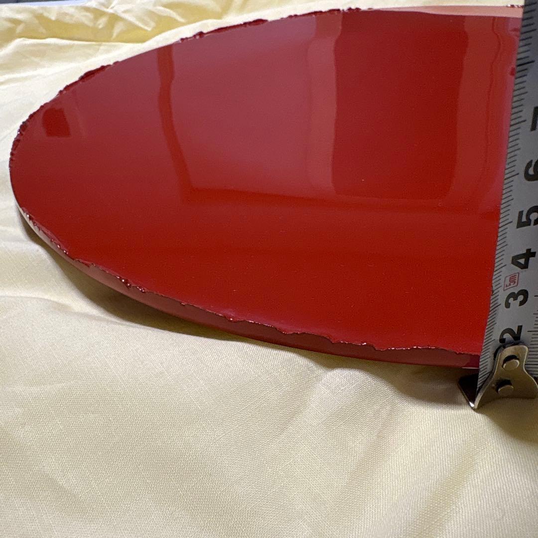 榎木啓　40cm 朱塗漆皿「暮色」