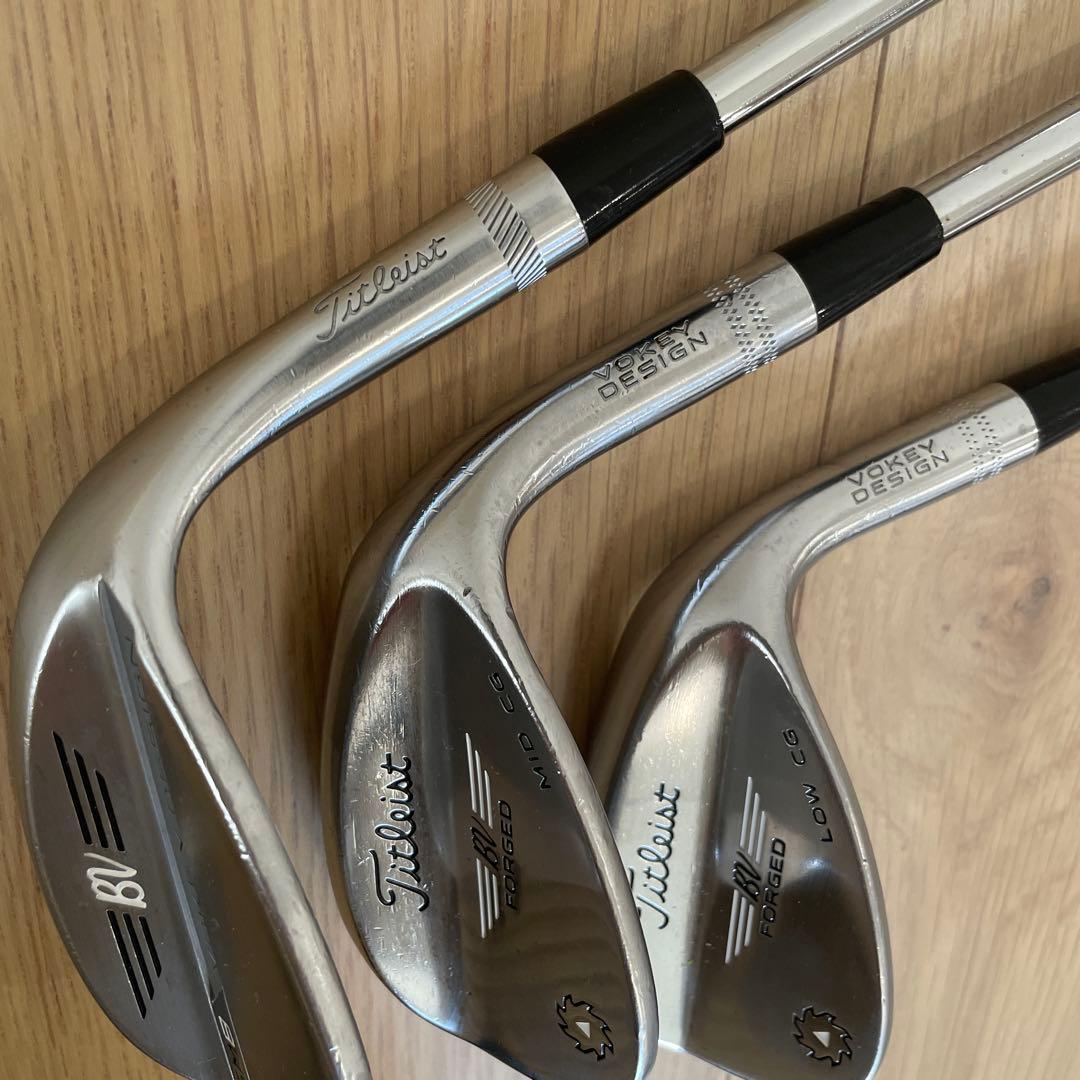 タイトリスト　ボーケイウェッジ　3本セット