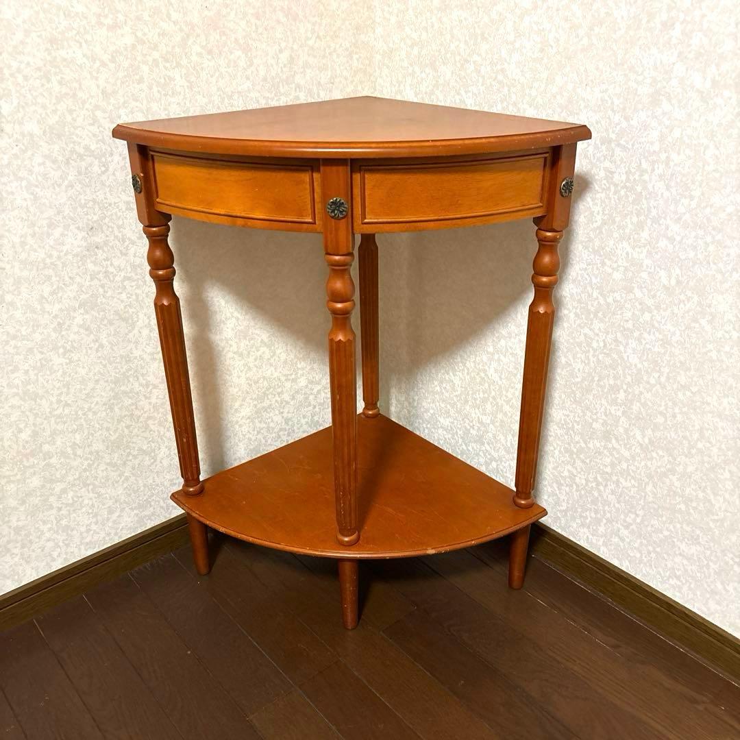 【良品】ヴィンテージ コーナーテーブル サイドテーブル