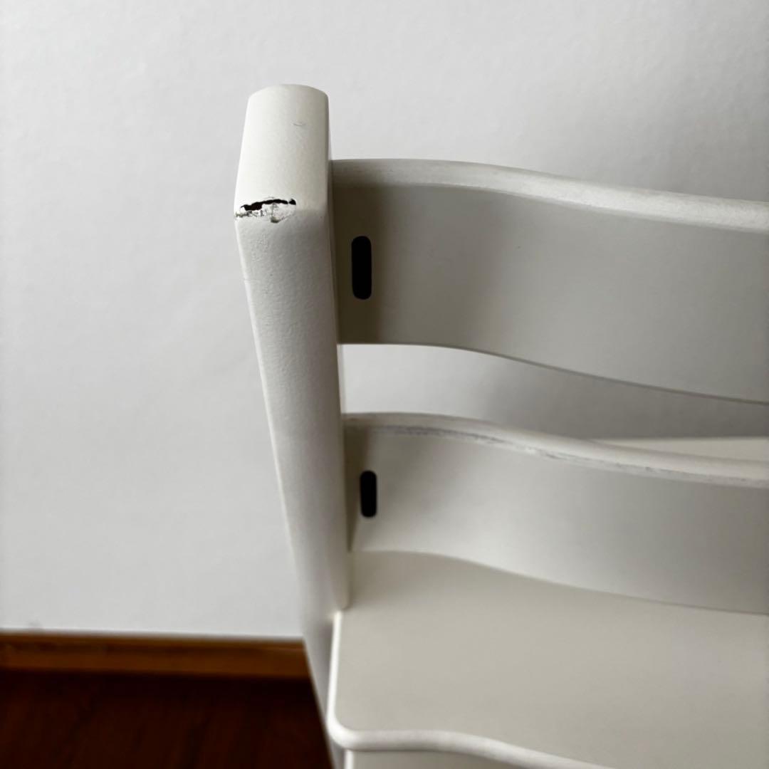 ストッケ　トリップ トラップ　ベビーチェア+ベビーセット　ホワイト②