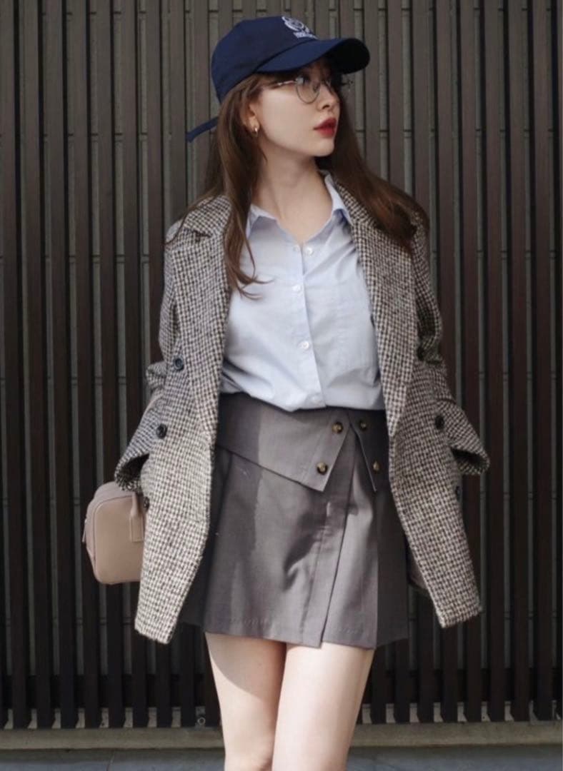 ジャケット・アウター her lip to Hemingway Check Tweed Jacket
