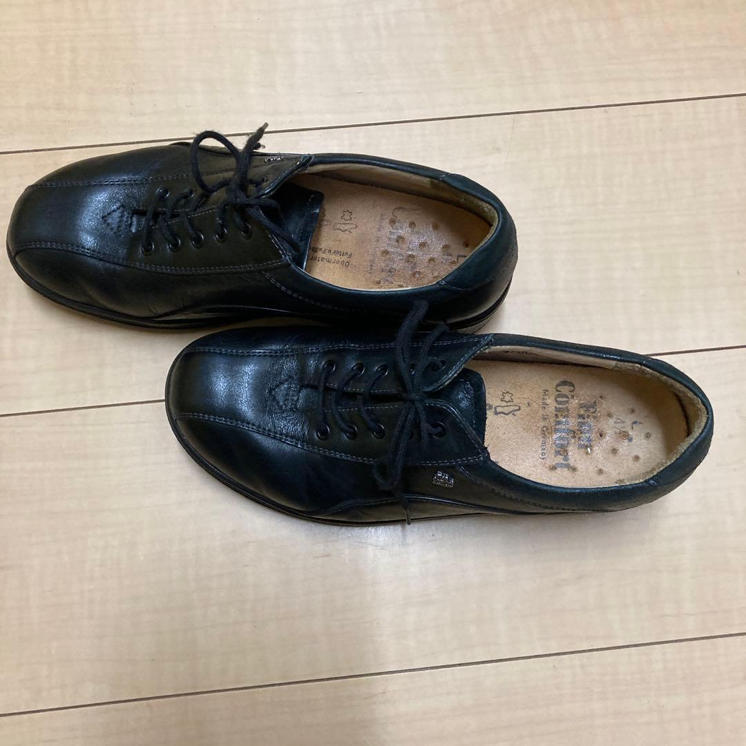 Finn Comfort フィンフォンコート スニーカー ウォーキング レザー黒