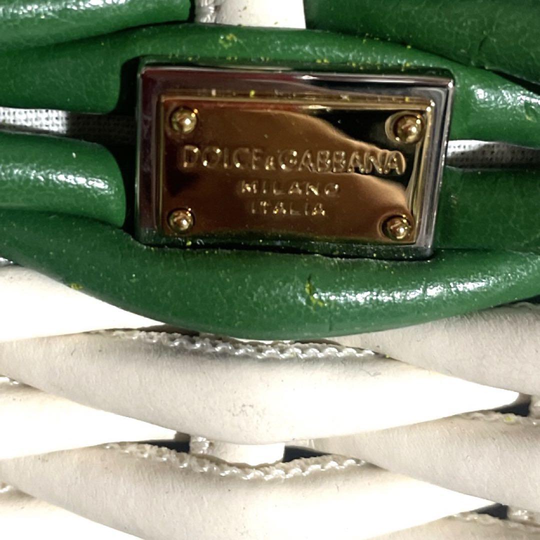 Dolce&Gabbanaドルチェ＆ガッバーナ レザーカゴバッグ