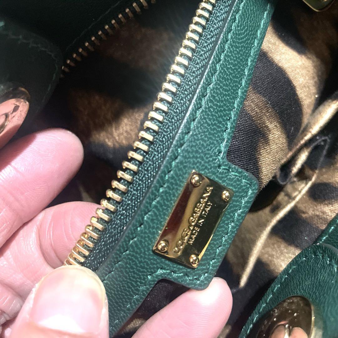 Dolce&Gabbanaドルチェ＆ガッバーナ レザーカゴバッグ