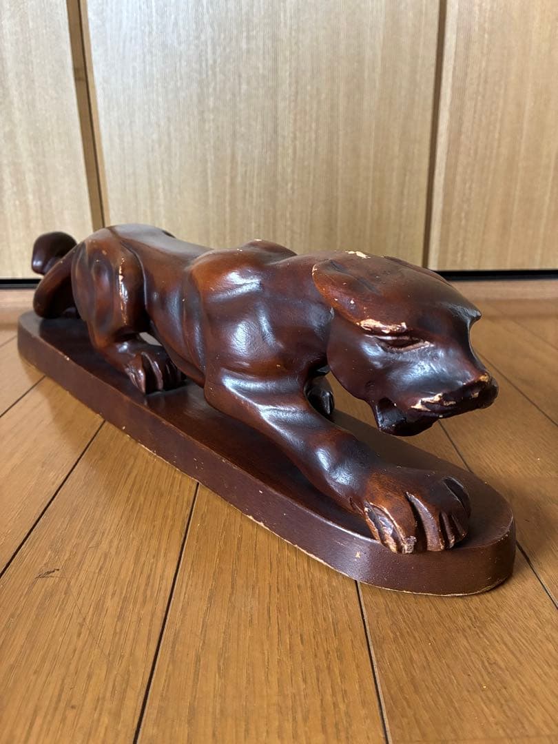 木彫り　パンサー　激レア