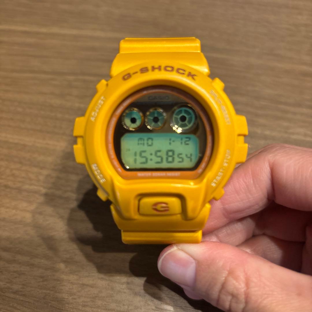 【中古品】G-SHOCK CASIO イエロー　腕時計