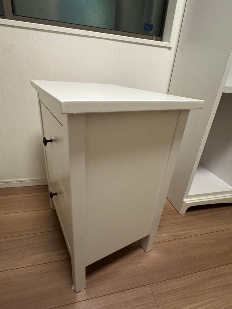 IKEA イケア　ヘムネス　HEMNES チェスト　ホワイト　白　ナイトテーブル