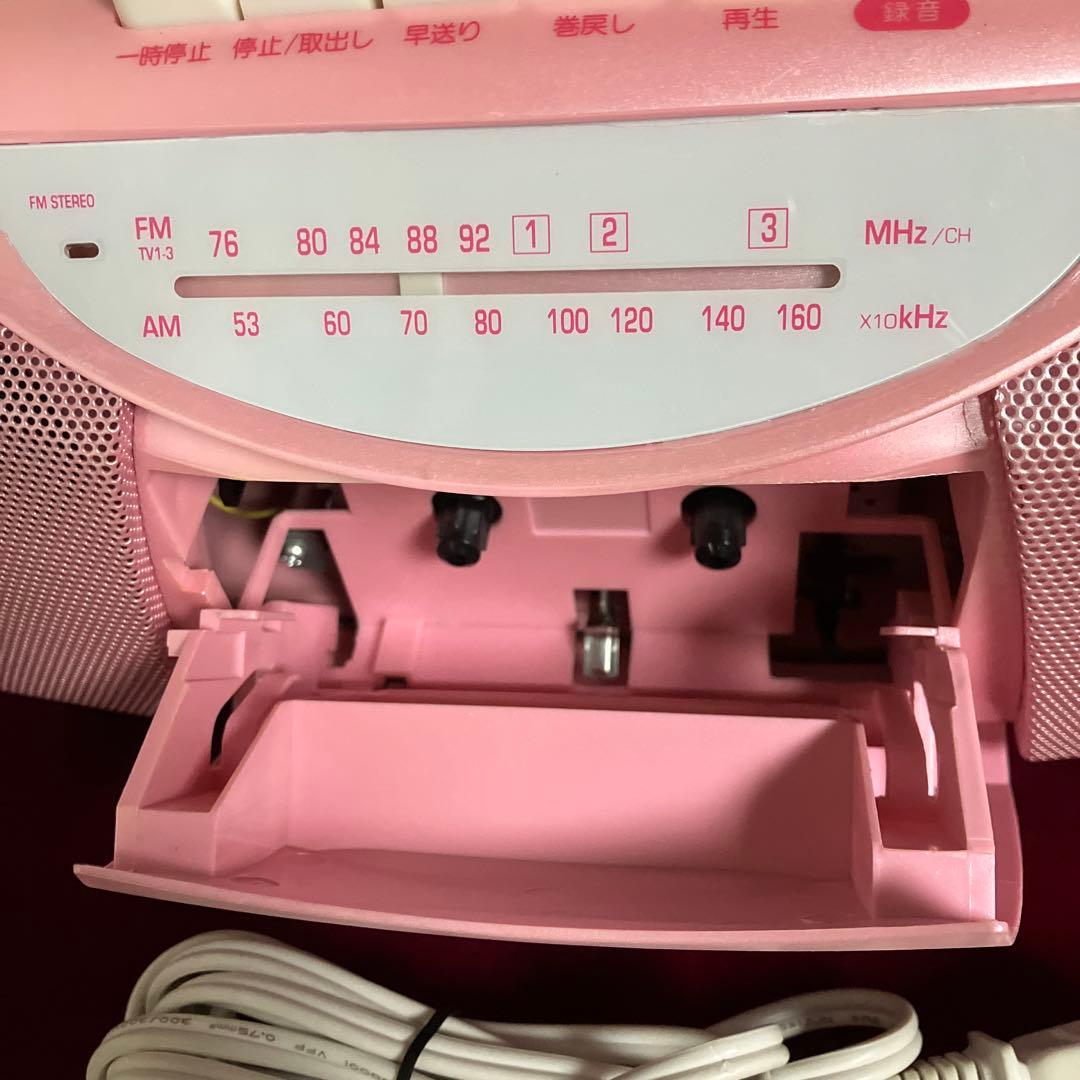 ハローキティ　サンリオ　ラジカセ　1998 ラジオ　FM AM レトロサンリオ