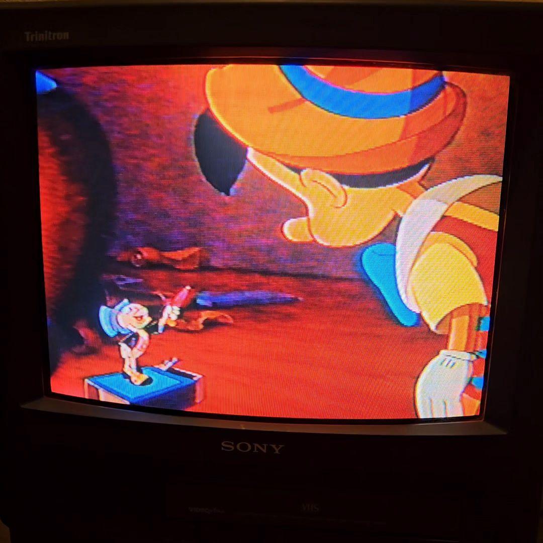 【VHS再生動作良好】SONY トリニトロン テレビデオ KV-14VHT1