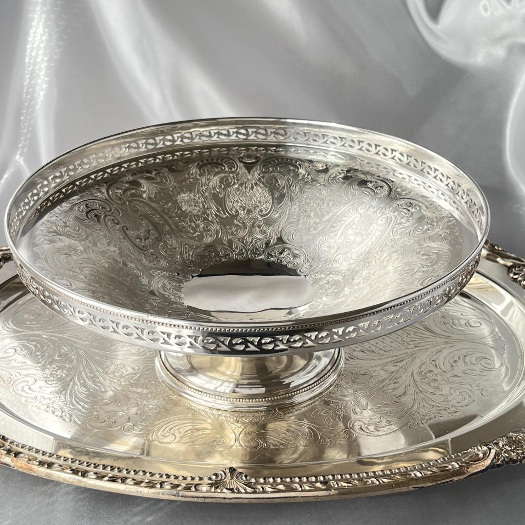 【Mappin&Webb】 マッピンアンドウェッブ コンポート 27cm