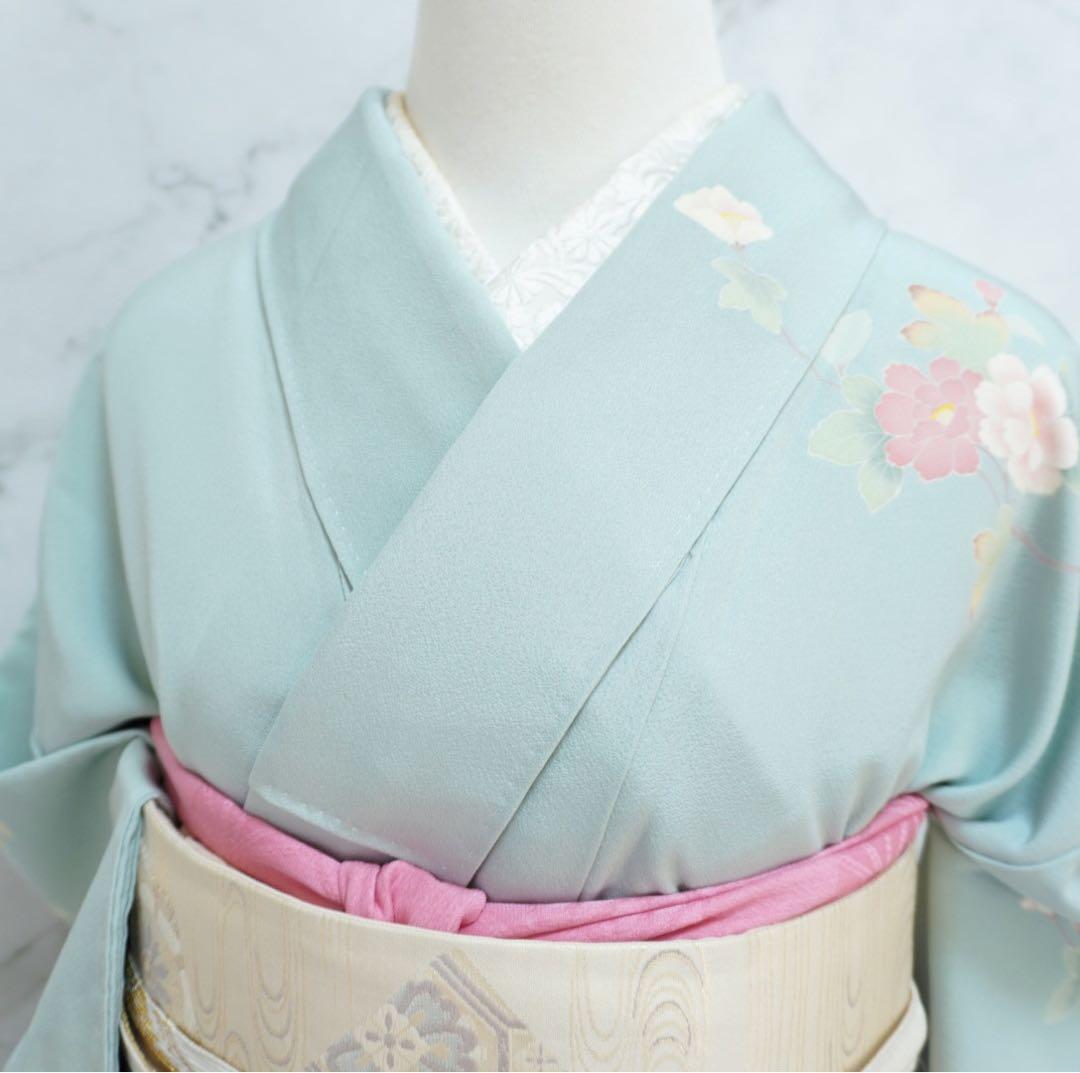 訪問着 フルセットa490卒業式　入学式　お宮参り　結婚式　七五三　落款