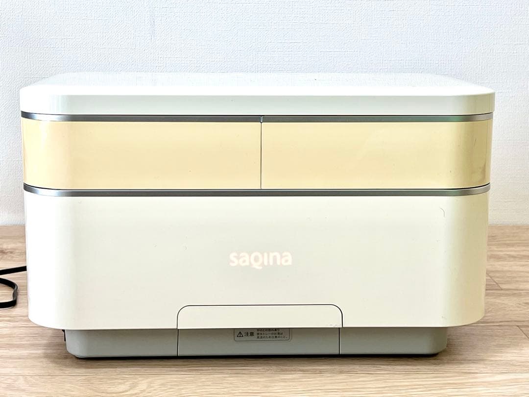 saqina サキナ　ビジュー　美顔器　ホームエステマシン　スチーム付　保湿