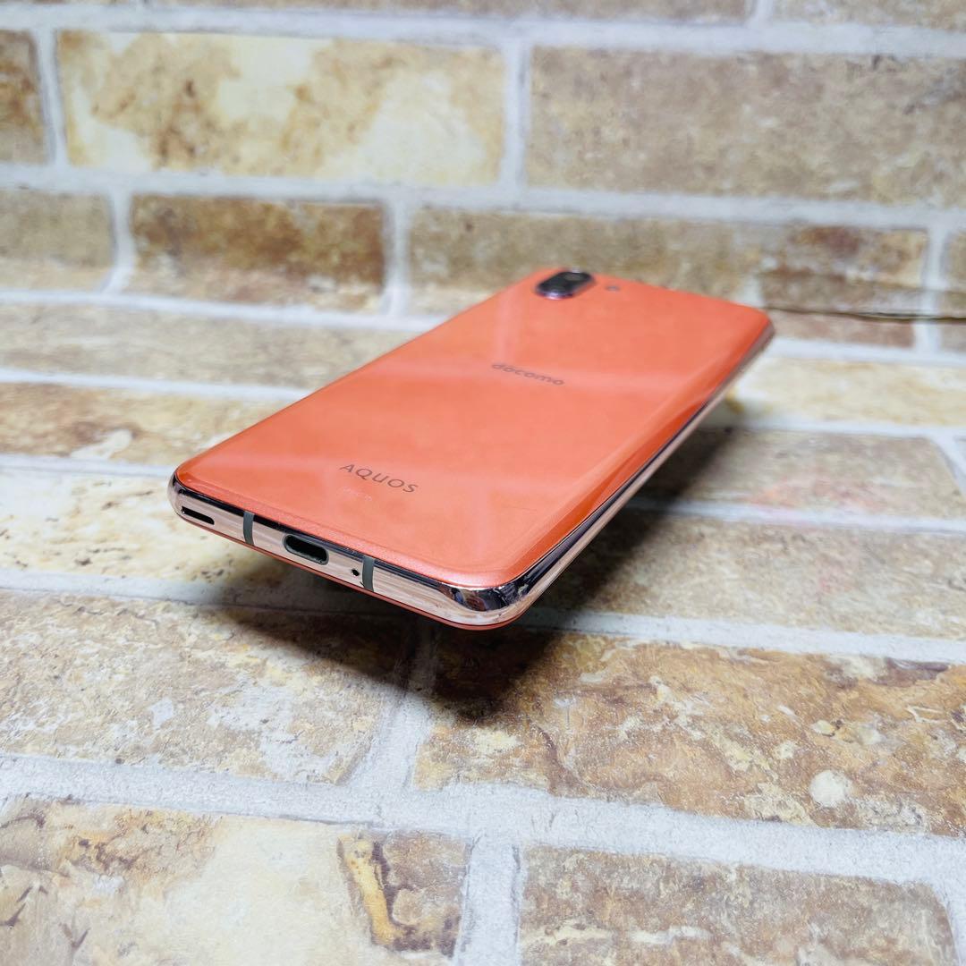 SIMフリー SHARP AQUOS R2 64GB ピンク 403 電池良好