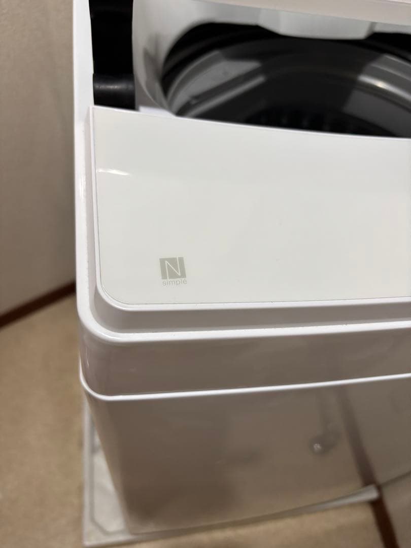【美品】2024年製　ニトリ　縦型洗濯機 6キロ　たのメル便　送料込み
