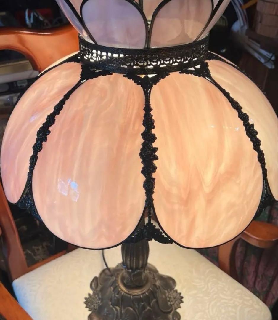 アンティーク フラワーモチーフ ランプ