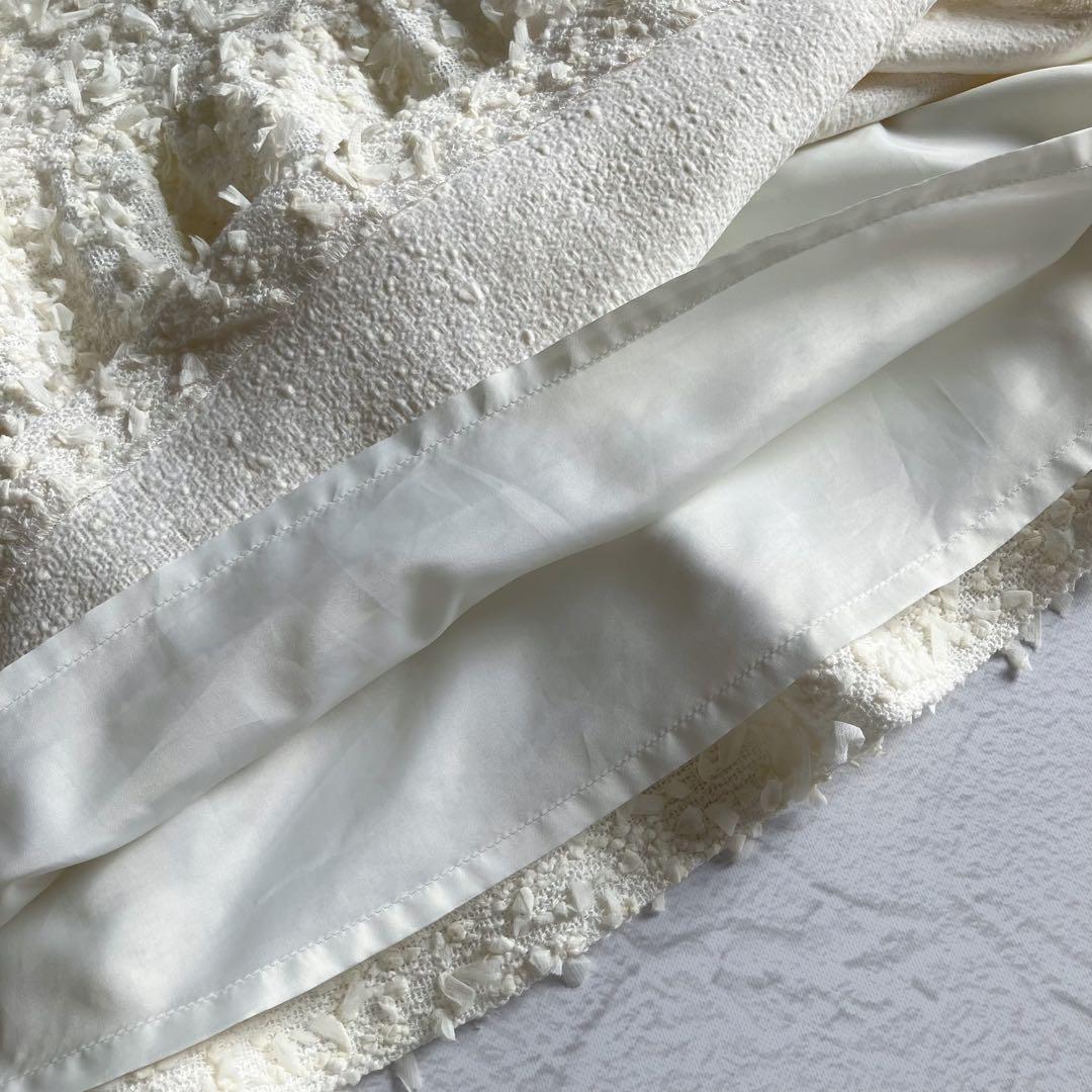 ✨極美品✨SONO ソーノ エアリーツイード ティアードフレアブラウス ペプラム