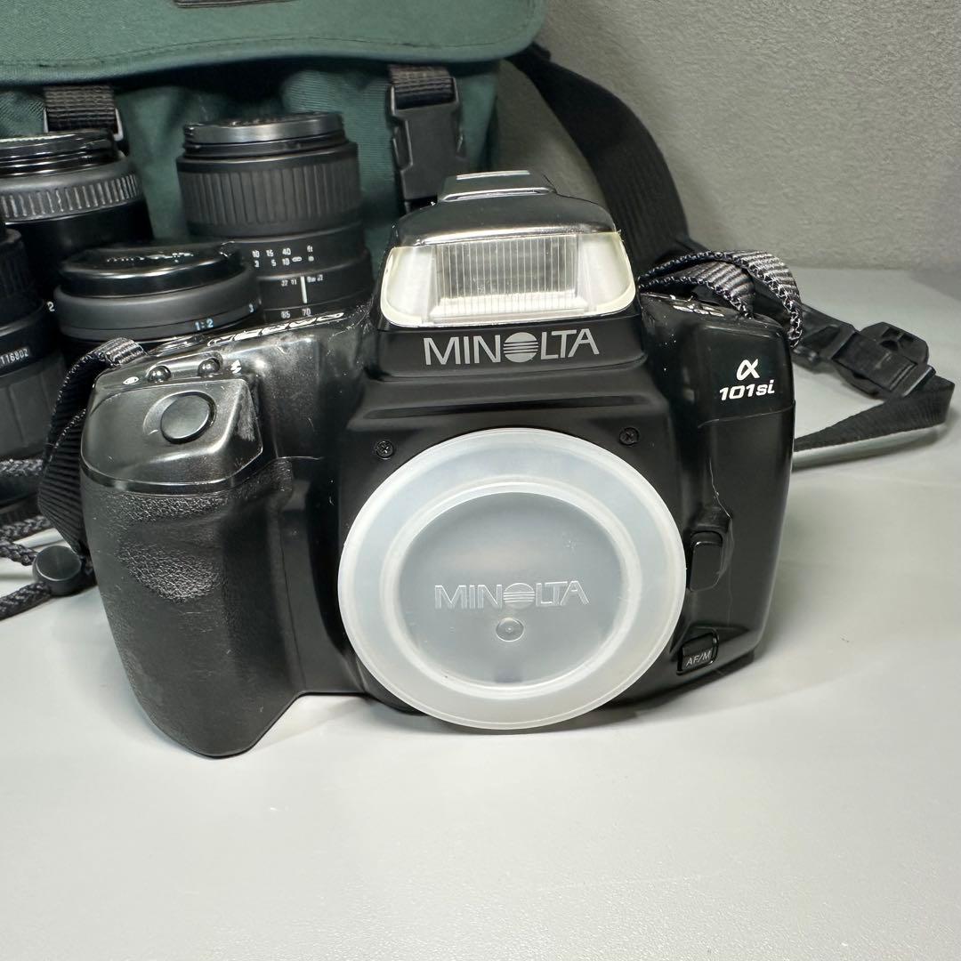 【現状品】MINOLTA / OLYMPUS フィルムカメラ レンズ4本セット