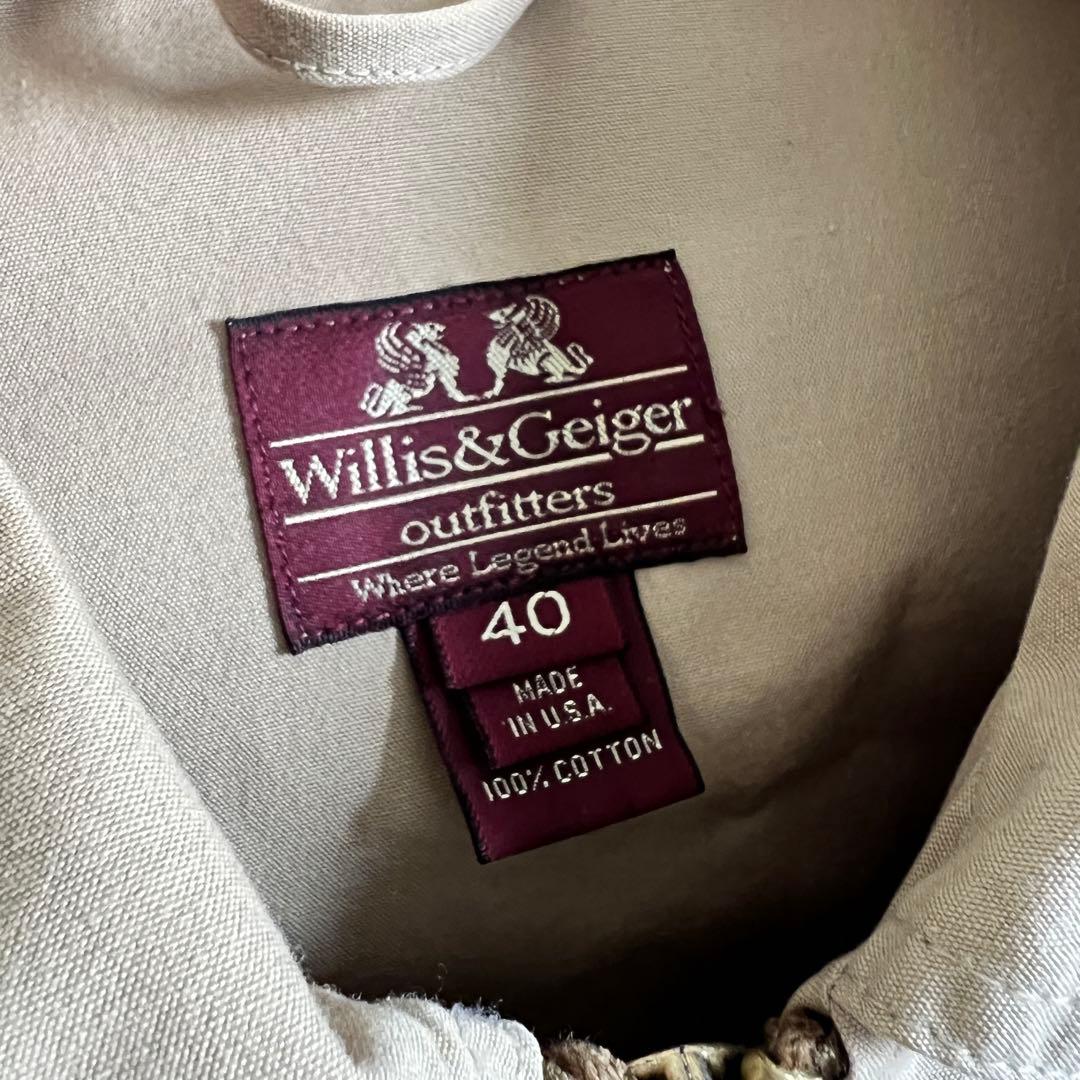 Willis&ウィリスアンドガイガー G8フライトジャケット 40