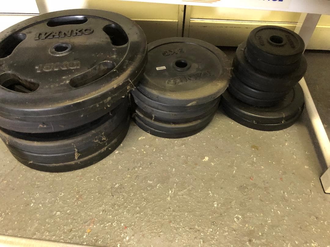 バーベルセット フラットベンチ付き