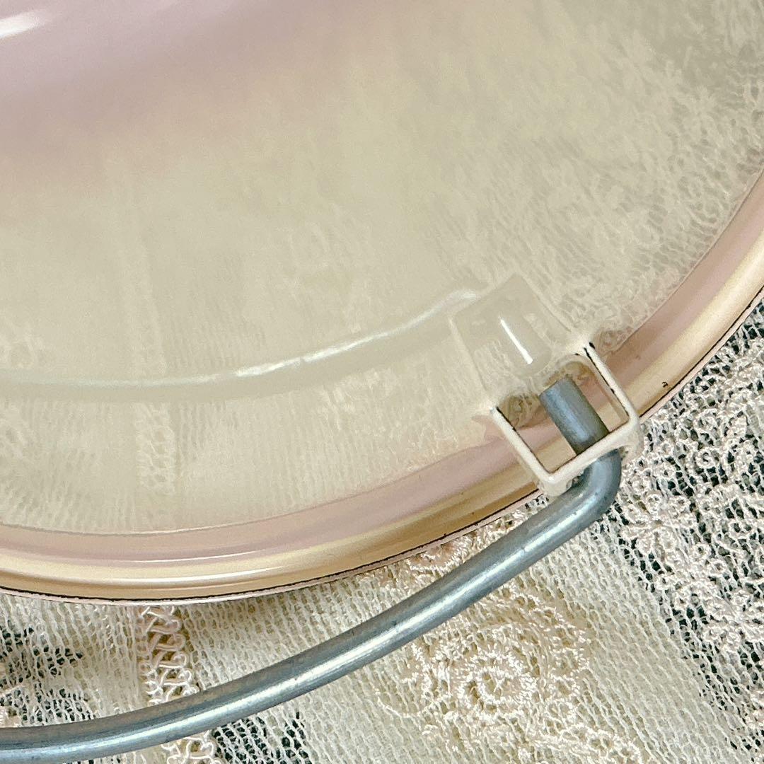 イマン ダイアナローズ蓋付ミニバケツ imane ホーロー薔薇雑貨ローズ マニー